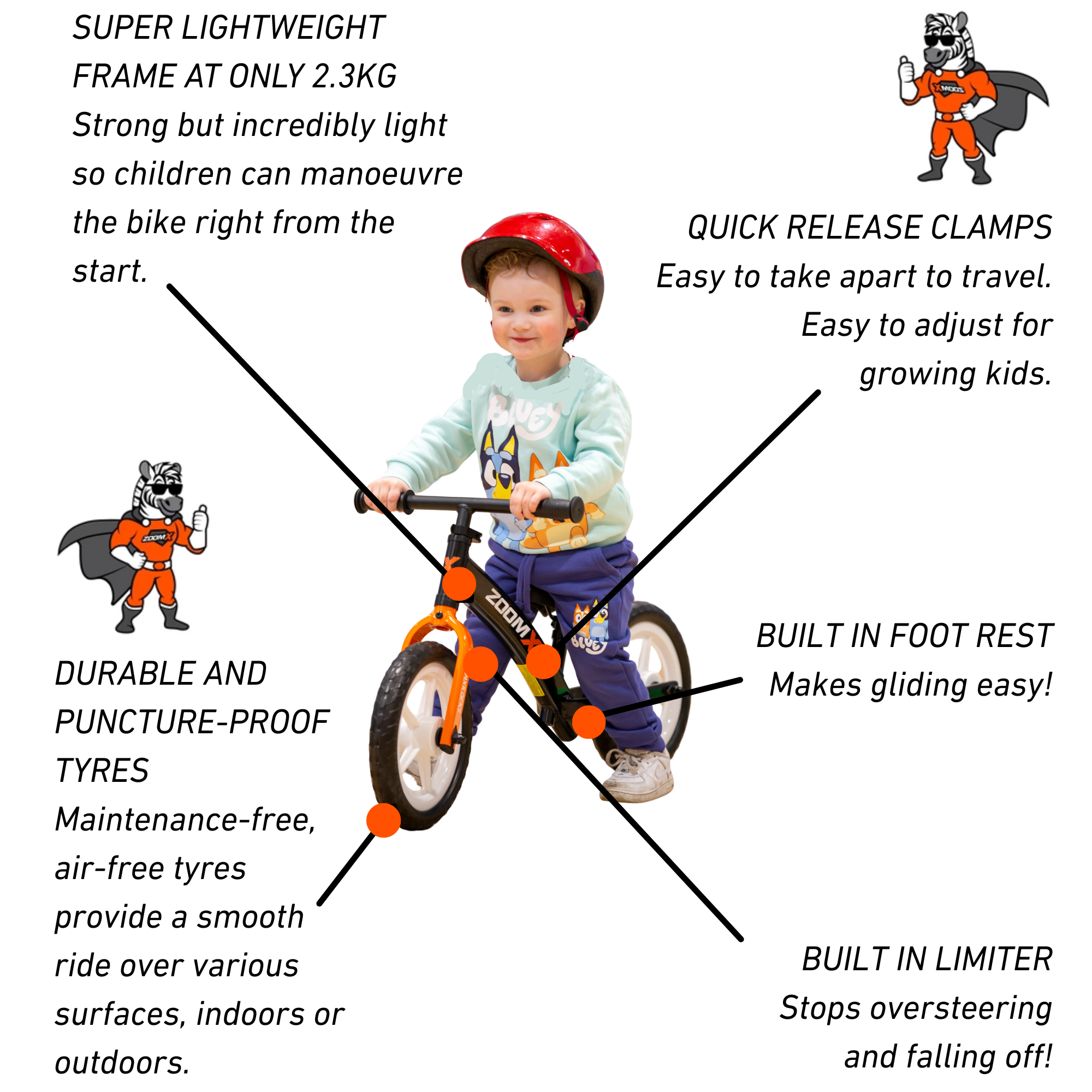 ZOOMX Balance Bike