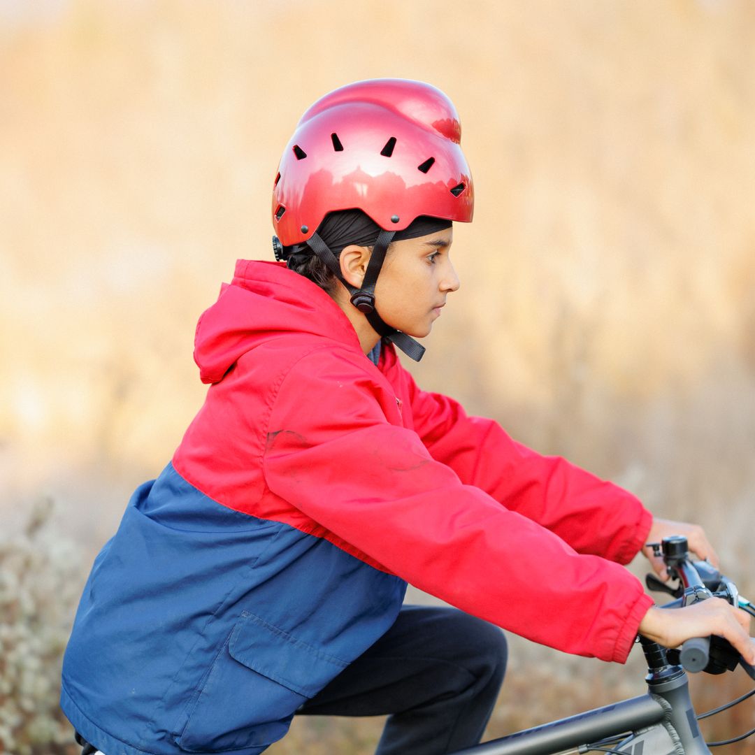 Bold Multi-Sports Helmet with Dome for Hair